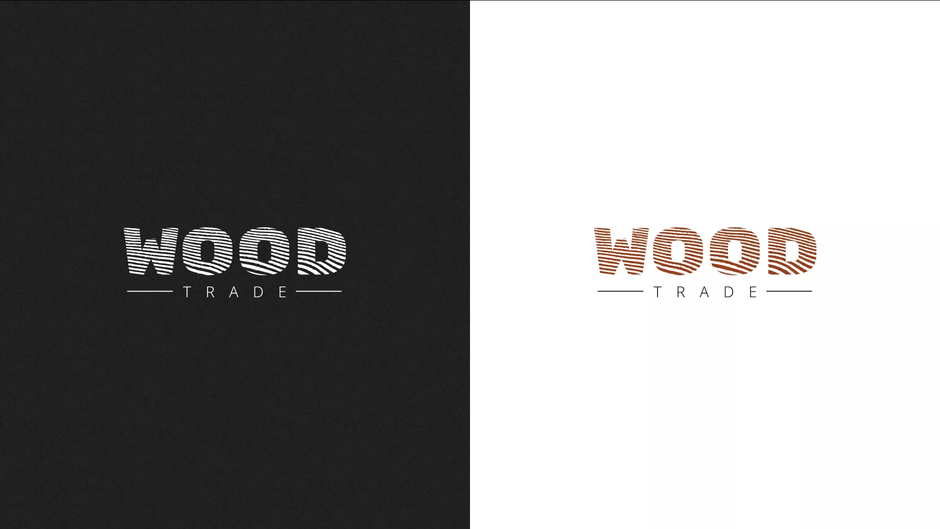 Разработка логотипа для компании «Wood Trade» в Раменском